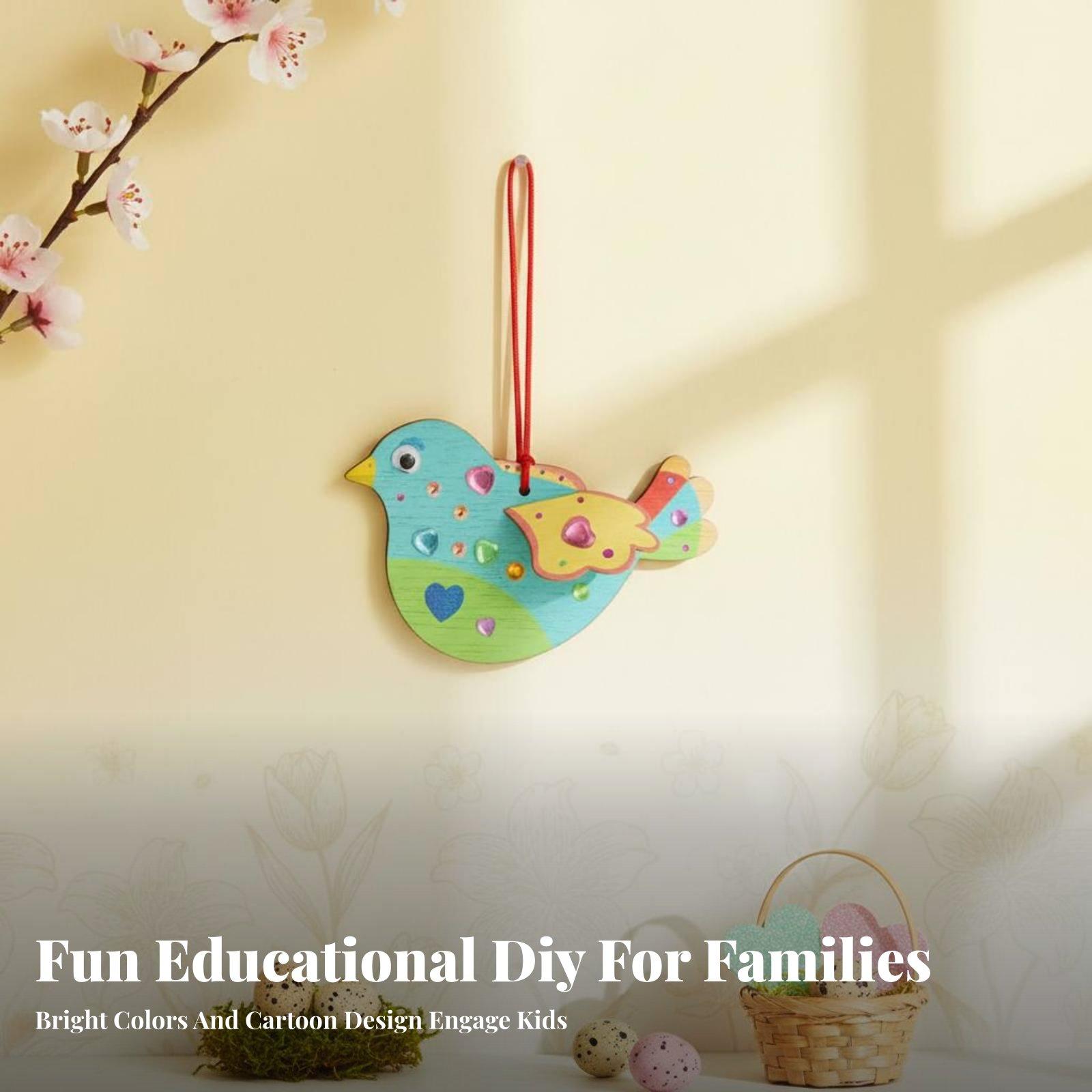 Kids Education Activities - Zestaw do samodzielnego wykonania drewnianej ozdoby