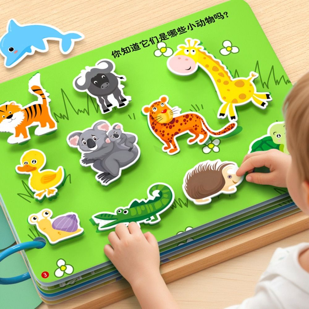 Kids Education Book - Trwała książeczka dla niemowląt z 10