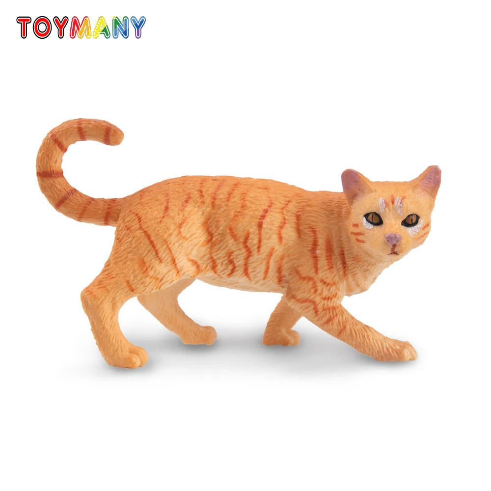 Kids Educational Game - Toymany Symulacja Skaczący Pomarańczowy Tabby Kot
