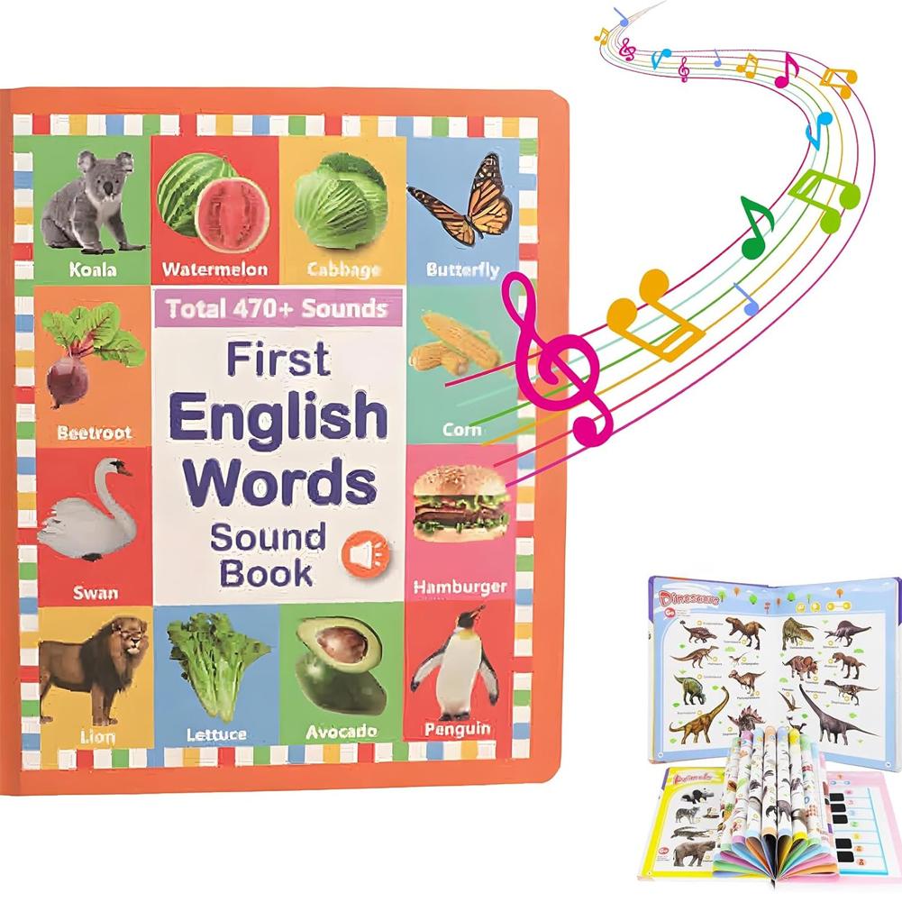 Kids Education Book - Angielska książka do czytania z dźwiękiem
