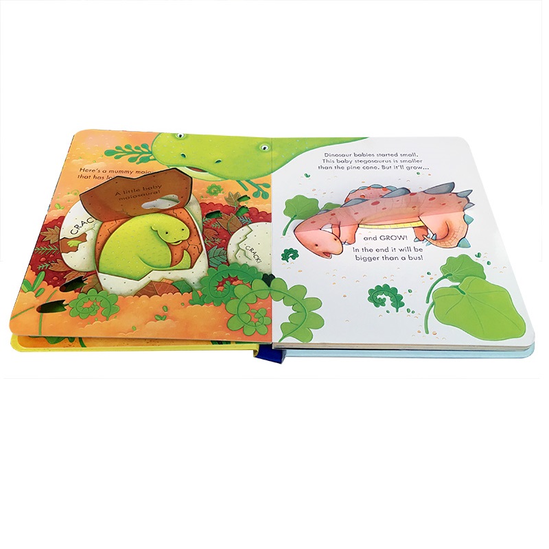Usborne Peep Inside Dinosaurs  – Kids Education Board recenzja i cena