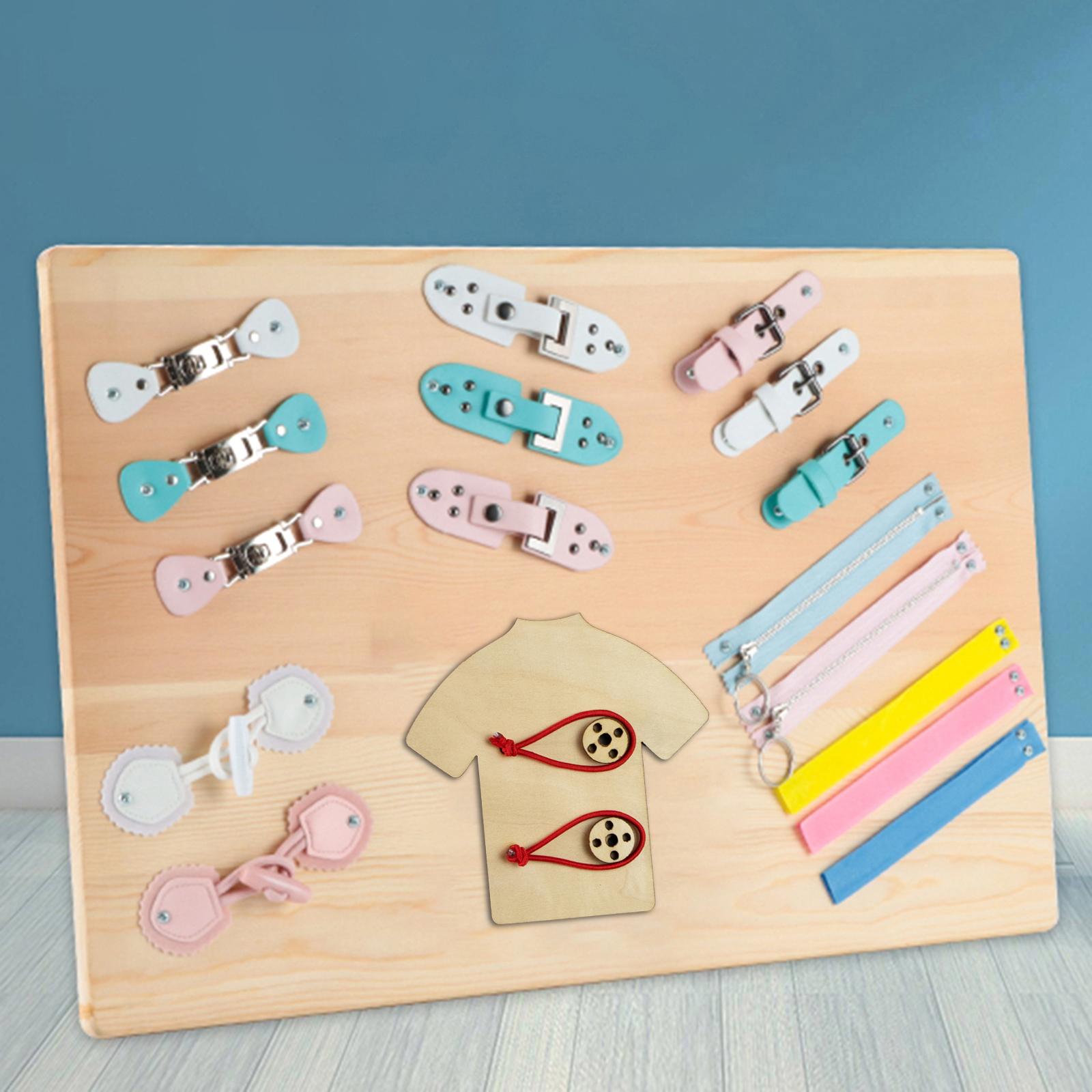 Drewniana tablica manipulacyjn – Kids Education Board recenzja i cena