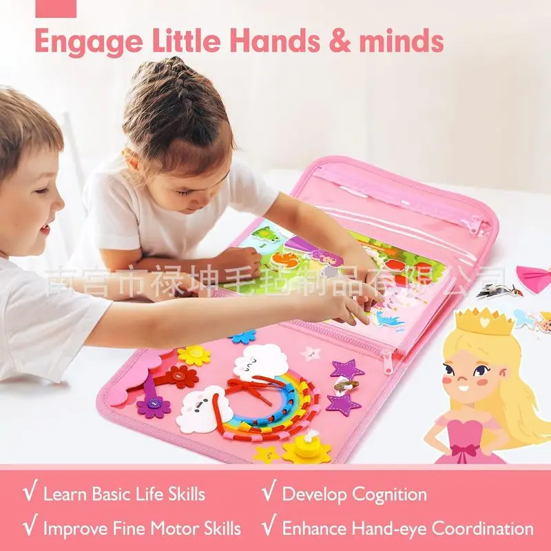 Tablica Manipulacyjna z Filcu  – Kids Education Board recenzja i cena