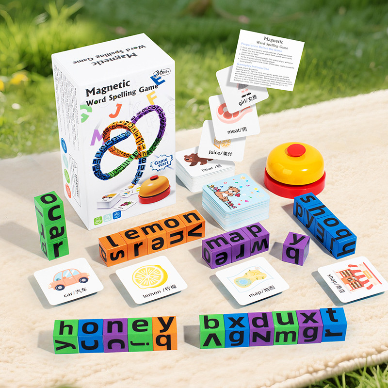 Magnetyczna kostka słowna dla  – Kids Educational Game 3 recenzja i cena